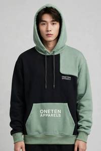 เสื้อยืดคอกลมแขนสั้นทรงปกติ ผ้าฝ้าย 100% สำหรับผู้ชาย ONETEN APPARELS รุ่น MN-TS-SS26-002-C ผ้าถักแบบไม่ทอ ระบายอากาศได้ดี - Product Image 3