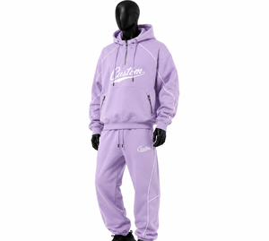 Men's Athletic Hooded Tracksuit Soft Touch Sweat Set for Gym and Fitness Training - Product Image 5