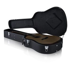 Estuche Rígido para Guitarra Acústica de Madera Contrachapada, Estuche Rígido para Guitarra con Revestimiento de Cuero PU para Protección de Instrumentos Musicales (Sin Envío el Día del Fin de Semana) - Product Image 3