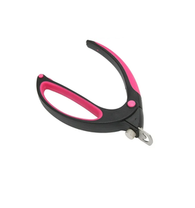 Cortauñas de acrílico de acero inoxidable con mango de silicona flexible para recortar las puntas de las uñas - Product Image 2