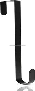 Elegant New Premium <b>Wreath</b> Custom Size <b>Christmas</b> <b>Wreath</b> Decorative Stainless Steel Coat Rack Black Hanger Over the Door Hook - Product Image 3