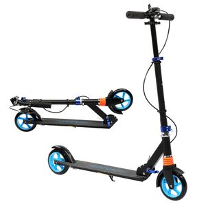 Monopattino Rosso Regolabile per Bambini, Pieghevole a Due Ruote per Esterni - Product Image 2