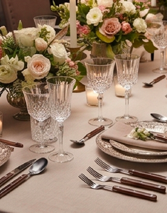 Ensemble de couverts en argent de qualité supérieure avec manche en bois, élégant pour la cuisine et la salle à manger, vaisselle moderne, durable, élégant, essentiels pour la maison - Product Image 3