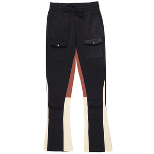 Custom logo Design <b>Trouser</b> Loose Fit Flare Sweat Pants Men Baggy Straight Wide Leg Flare Track Sweatpants men's <b>trousers</b> - Product Image 6