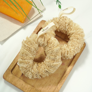 แหวนขัดรังบวบธรรมชาติแบบใช้ซ้ำได้ทำด้วยมือจากดินพร้อมส่ง - Product Image 1