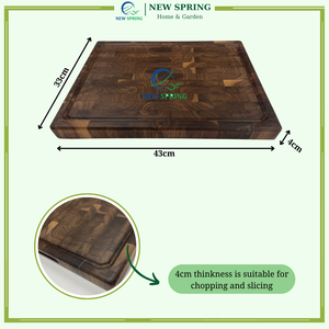 Meilleure vente Planche à découper en bois de noyer écologique de haute qualité Bloc à découper personnalisable avec logo - Product Image 3