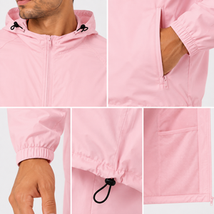 Veste coupe-vent décontractée pour l'extérieur, avec tissu léger et résistant, coupe confortable et style pratique pour les aventures en voyage - Product Image 5