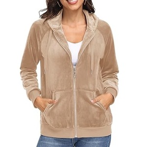 ชุดวอร์มผู้หญิงแบบมีฮู้ดพิมพ์ลายตามสั่ง ลดราคาพิเศษ สำหรับฤดูหนาว ซิปหน้า ใส่ได้สองด้าน กันลม ระบายอากาศดี สวมใส่สบาย แฟชั่นลำลอง - Product Image 1