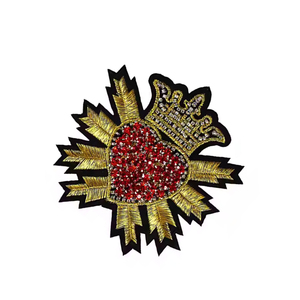 Patchs brodés personnalisés avec motifs floraux et cœurs, décorations en perles, 3D thermocollants pour sweats à capuche, streetwear, production en gros - Product Image 4