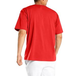 T-shirt col rond 100% coton de haute qualité avec impression de logo personnalisé respirant T-shirts unisexes vierges pour hommes motif solide BD vente en gros - Product Image 3