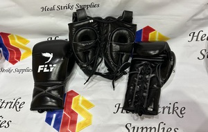 Guantes de Boxeo Fly de Cuero Premium con Cordones, Equipo de Sparring y Protector de Cabeza para Adultos, Entrenamiento de Artes Marciales - Product Image 2