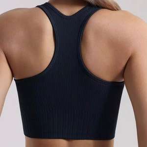 เสื้อชั้นในกีฬาแบบสปอร์ตบรา รองรับสูง สี่ด้าน กระชับทรง สำหรับโยคะ วิ่ง ออกกำลังกาย ฟิตเนส ยิม สำหรับผู้หญิง - Product Image 6