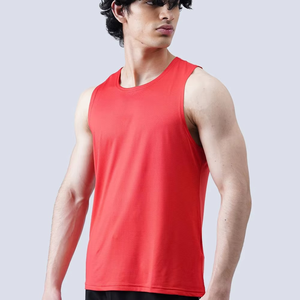 เสื้อกล้ามออกกำลังกายผู้ชายแบบสปอร์ต ระบายอากาศได้ดี ผลิตตามสั่ง ขายส่ง ผ้าถัก 100% คอตตอน ยืดหยุ่น กระชับรูป สำหรับการฝึกซ้อม - Product Image 4