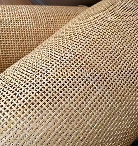 Cane Webbing Caro Pattern Natural Rattan Material For Furniture Chair Backrest Decorative Use Decoration Vietnam Manufacturer - Product Image 1