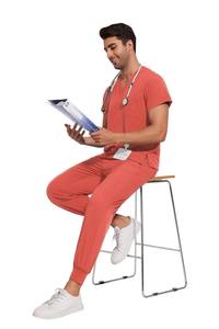 Best Quality <b>Doctors</b> V-Neck Male Nursing Scrubs Uniform <b>Sets</b> Medical Scrubs Wholesale Men Hospital Uniform Shirts & Pants - Product Image 2