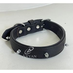 Expo de Marzo 2026: Collar para Perro de Cuero Vacuno Genuino, Duradero, al por Mayor, Moderno, Colorido, Cómodo, Ideal para Boutiques de Mascotas - Product Image 1