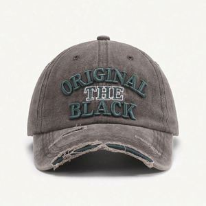Gorras de Béisbol al por Mayor Unisex Personalizadas con Logotipo Bordado en 3D, Estilo Vintage Deportivo, Tela Común, Alta Calidad, Aspecto Desgastado - Product Image 5