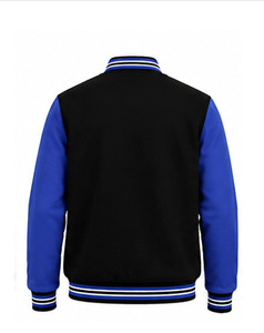 เสื้อแจ็คเก็ต Zeta Phi Beta สีดำ-น้ำเงินกรมท่า ปักโลโก้ แขนยาว คอตั้ง ผ้าซาตินสำหรับผู้หญิง แบบเรียบ สำหรับฤดูใบไม้ร่วงและฤดูหนาว - Product Image 2
