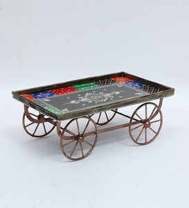 Sculpture de chariot à légumes très prisée pour la décoration de table à la maison, la décoration de table de salon et la décoration de table de bureau, disponible en gros - Product Image 1