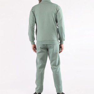 Survêtement zippé pour homme de haute qualité, doux et résistant, parfait pour la course à pied, la salle de sport et les sorties décontractées, survêtements zippés tendance - Product Image 2