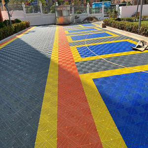 Indoor Outdoor <b>Plastic</b> drainage flooring <b>tiles</b> modular Interlocking car wash room Floor <b>Tiles</b> - Product Image 1