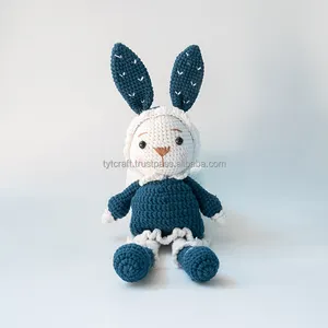 Hot Selling Cuties Bunny Crochet Doll Free Pattern for KID Best Seller 2023 Vietnam Supplier Cheap Wholesale