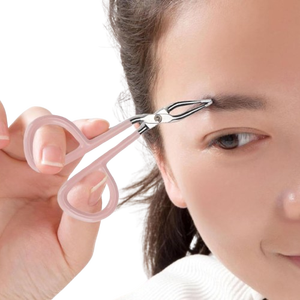 Pinzas Profesionales para Cejas y Depilación, Pinzas de Acero Inoxidable con Punta Inclinada para Depilación - Product Image 3