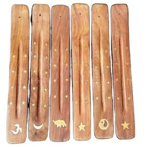 Quemador de Incienso Portátil de Madera, Soporte Decorativo Aromático - Product Image 2