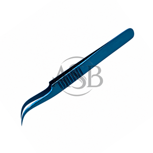 Pince à épiler pour extensions de cils de haute qualité en acier inoxydable, instrument de beauté, logo personnalisé, prise en main parfaite, service OEM - Product Image 3