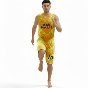 Tenue de basketball personnalisée pour hommes, kit d'équipe de club, nouveau design, uniforme de basketball respirant avec faible MOQ, maillots personnalisés - Product Image 4