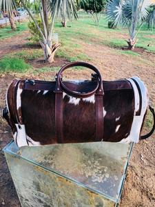 Bolsa de Viaje de Cuero Genuino con Cierre de Cremallera, Ligera y de Gran Capacidad, Modelo LHODB-0028 - Product Image 4