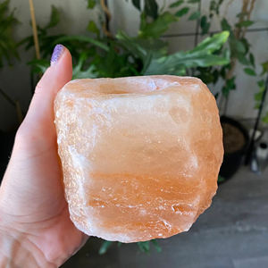 Lampe en sel de l'Himalaya de haute qualité, écologique, sur mesure, pour la décoration de la maison, porte-bougie, artisanat naturel fait main - Product Image 2