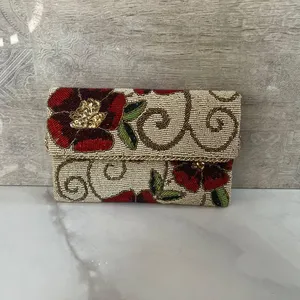 Pochette perlée haut de gamme à prix abordable, élégante sac à main pour femme pour mariage, fête et soirée par M/S SHAAD HANDICRAFTS - Product Image 6