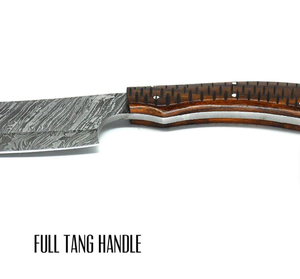 LEGACY BLADES Handmade Damascus Steel Chopping Knife Full Tang Wooden Handle Professional Kitchen Cleaver Manufacturer - Product Image 3