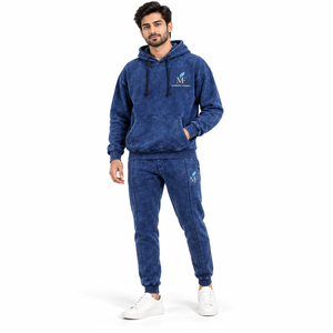 Chándal Deportivo Unisex Mangoes Fashion, Último Diseño, Lavado Ácido, con Capucha y Cordón Ajustable, 100% Algodón, Forro Polar Transpirable, Verano - Product Image 1