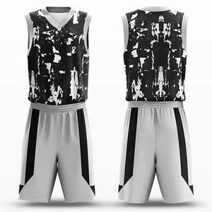 Conjunto de Uniforme de Baloncesto Personalizado al por Mayor – Camiseta sin Mangas y Pantalones Cortos, Camisetas de Baloncesto Personalizadas para Equipos, Impresión por Sublimación - Product Image 3