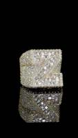 Bague Initiale Personnalisée Lettre Z Hip Hop, Diamant Cultivé en Laboratoire VS-SI Taille Baguette 4 Carats, Argent 925 Plaqué Rhodium, Unisexe, OEM/ODM