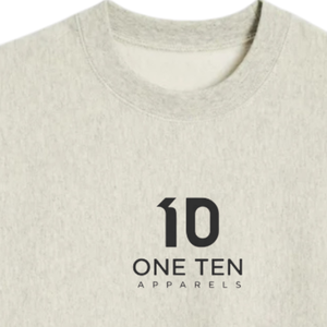 เสื้อสเวตเชิ้ตคอกลมผ้าฟลีซทรงหลวมสำหรับผู้ชาย สีเฮเทอร์โอ๊ตเมล นุ่ม อุ่น สวมใส่สบาย แขนยาว พรีเมียม คุณภาพเยี่ยม - Product Image 4