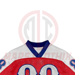 Créez votre propre maillot de football américain personnalisé, maillot de football américain rétro en mesh de haute qualité pour les jeunes - Product Image 4