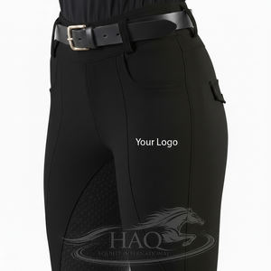 กางเกงขี่ม้าผู้หญิงแบบยืดหยุ่น กระชับสบาย พร้อมซิลิโคนกันลื่น ระบายอากาศได้ดี เนื้อผ้ายืดได้สี่ทิศทาง - Product Image 1