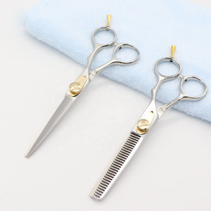 Tijeras de Peluquería de Acero Inoxidable, Hoja Curva Afilada, para Diestros, Herramientas Profesionales para Estilistas, Confiables - Product Image 6
