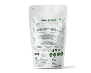 Poudre de Henna Pure Naturelle 100% Biologique MYHERB (Lawsonia Inermis) 227 g/0,5 lb Formule Ayurvédique pour Masque Capillaire - Product Image 2
