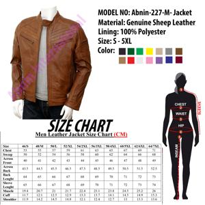 Chaqueta Bomber de Piel de Oveja de Alta Calidad para Hombre, con Ribete de Piel, Ecológica, Talla Grande, Fabricada en Pakistán, Cuello Alto, Impermeable, con Cierre - Product Image 6