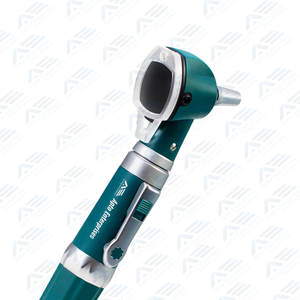 <b>Ear</b> <b>Scope</b> with Light Fiber Optic Otoscope Pocket Diagnostic Tool for <b>Ear</b> Infections with Hard Plastic Case Green Color - Product Image 2