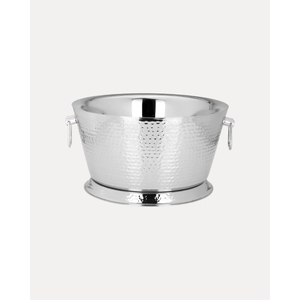 Seau à glace en aluminium moulé massif, finition argentée, avec poignée, pour champagne, bière, bar et fêtes - Product Image 3