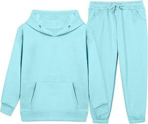 Ensemble de survêtement pour bébés et enfants, 2 pièces, sweat à capuche et pantalon, vêtements de sport confortables, vêtements décontractés, vente en gros - Product Image 1