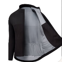 Camiseta de Ciclismo Personalizada al por Mayor, Fabricada en Fábrica con Logotipo Impreso, el Mejor Diseño, Camiseta Térmica de Manga Larga para Hombre - Product Image 3