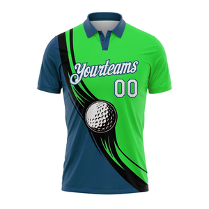 Chemises Polo de Golf Imprimées pour Hommes en Gros – Haute Qualité, Performance, Manches Courtes, Tenue Décontractée Sportive, Vêtements d'Été - Product Image 4