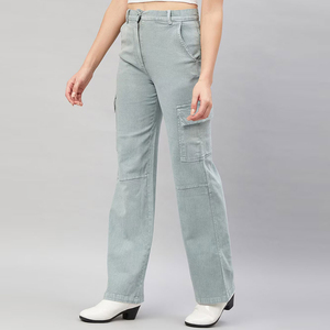 Regular Size Unique Color Light Shade Women Distressed <b>Jeans</b> Pant Slim Fit Hot Sale Cotton Made Women <b>Jeans</b> Pant wholesale - Product Image 2