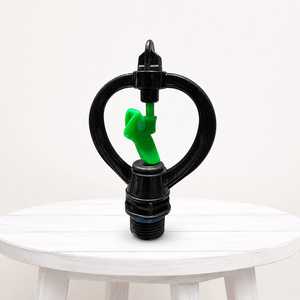 Boquilla Rotatoria Redonda con Rosca Externa para Sistema de Microirrigación de Jardín y Césped, Aspersor de Riego de 360 Grados, 1/2 pulgada de Diámetro - Product Image 1